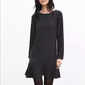 Banana Republic Drop Waist Peplum Dress